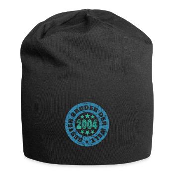 Geschwister 2004 - Jersey-Beanie - Schwarz - Vorne