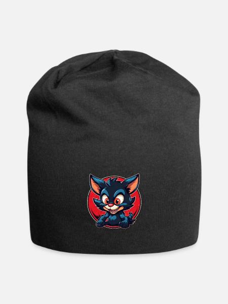 Super mignon tasmanian Devil style rétro - Bonnet en jersey - noir