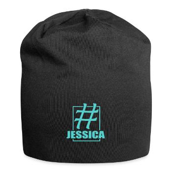 Media Jessica - Jersey-Beanie - Schwarz - Vorne