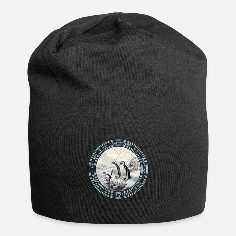 Southpole Antarctica Penguin Ice - Jersey Beanie - black