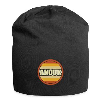 Vorname Anouk - Jersey-Beanie - Schwarz - Vorne