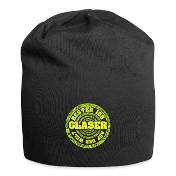 Glaziers as a job - Jersey Beanie - black - Front