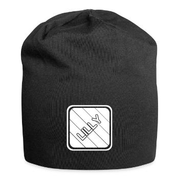 Prénom Lilly - Bonnet en jersey - noir - Devant