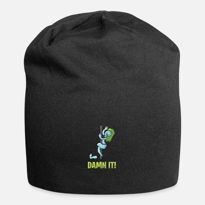 Zombie Pole Dance - Bonnet en jersey - noir