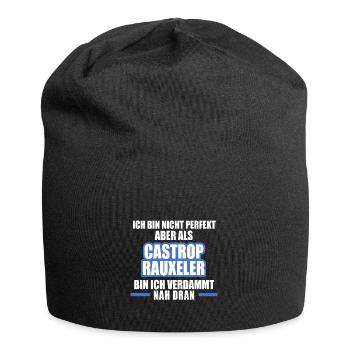 Castrop Rauxel Stadt perfekt lustig - Jersey-Beanie - Schwarz - Vorne