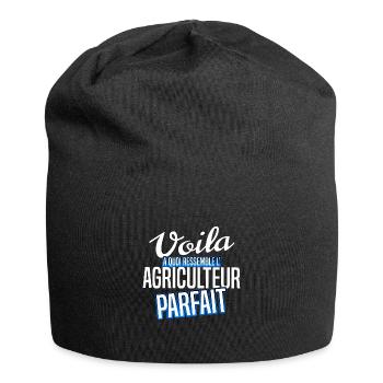 Agriculteur - Bonnet en jersey - noir - Devant