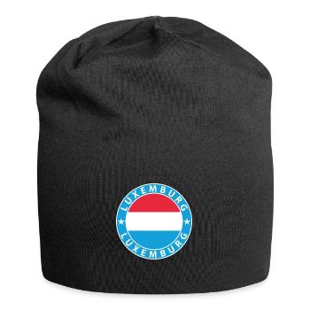 Luxemburg - Jersey-Beanie - Schwarz - Vorne