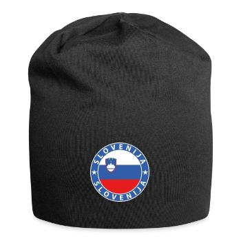 Slovénie - Bonnet en jersey - noir - Devant