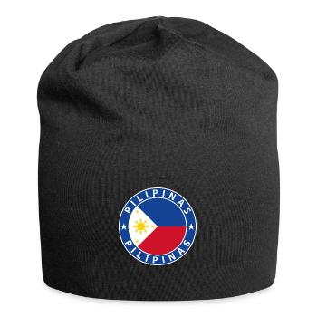 Philippinen - Jersey-Beanie - Schwarz - Vorne