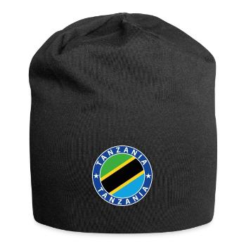Tanzania - Jersey Beanie - black - Front