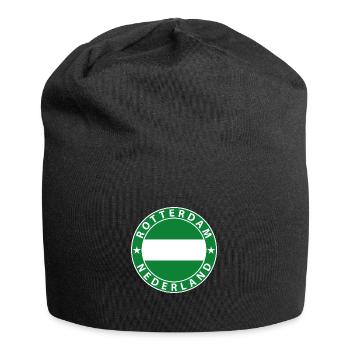 Rotterdam - Jersey-Beanie - Schwarz - Vorne