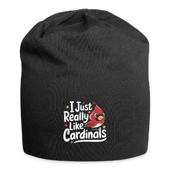 Cardinal Red Cardinal Vogel Red Cardinal - Jersey Beanie - black - Front