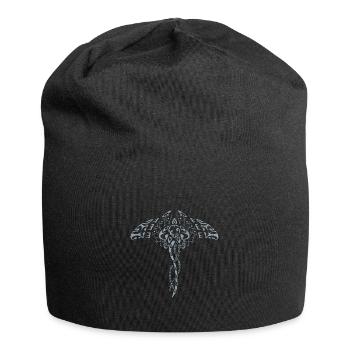 Maori tattoo ray wisdom gray - Jersey Beanie - black - Front