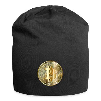 Bitcoin Shirt Sweatshirt monnaie numérique Bitcoin - Bonnet en jersey - noir - Devant