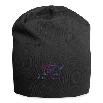 Barman Bartender Mixer Cocktail Cadeau - Bonnet en jersey - noir - Devant