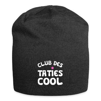 club des taties cool - Bonnet en jersey - charbon - Devant