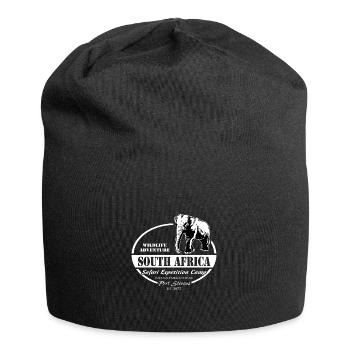 Afrique du Sud - Eléphant - Bonnet en jersey - noir - Devant