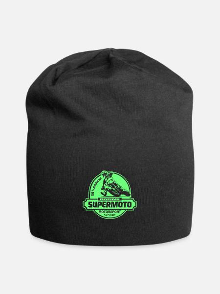 Supermoto - Jersey-Beanie - Schwarz