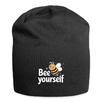 abeille abeille apicultrice abeille abeille - Bonnet en jersey - noir - Devant