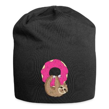 Donoth paresseux se détendre - Bonnet en jersey - noir - Devant