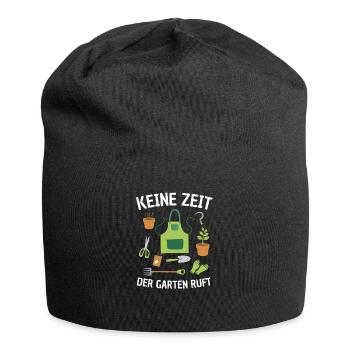 Gärtnerin Gärtner Hobbygärtner Geschenk - Jersey-Beanie - Schwarz - Vorne
