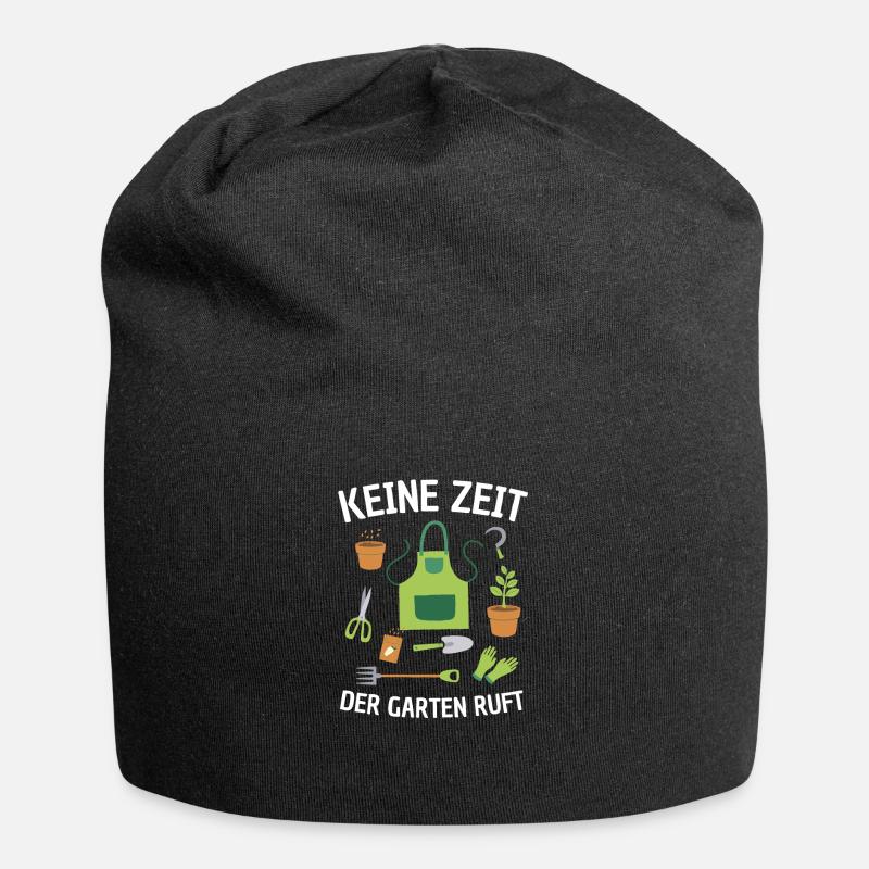 Gärtnerin Gärtner Hobbygärtner Geschenk - Jersey-Beanie - Schwarz