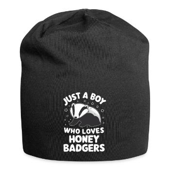 Blaireau Miel Blaireau Animal - Bonnet en jersey - noir - Devant
