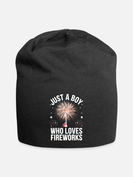 Pyrotechniker Feuerwerk Pyrotechnik - Jersey-Beanie - Schwarz
