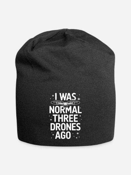 Drones Pilot Quadcopter Drone - Jersey Beanie - black