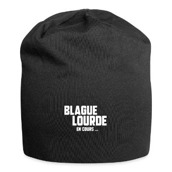 Blague lourde en cours - Bonnet en jersey - noir - Devant