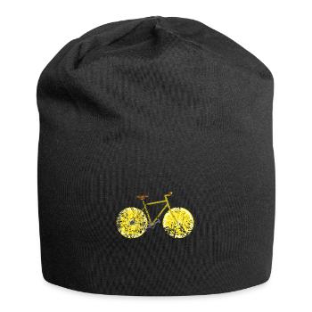 Bicycle Fruit Fruit Retro Vintage Grunge - Jersey Beanie - black - Front