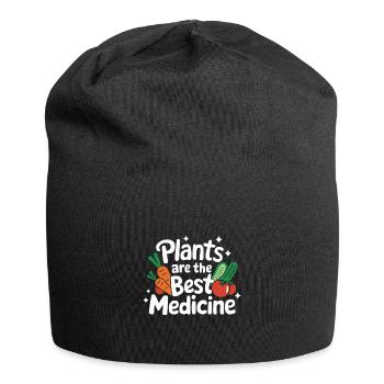 Végétarien Végétalien Végétarien Végétarien - Bonnet en jersey - noir - Devant