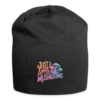 Champignons Champignons Champignon Champignon - Bonnet en jersey - noir - Devant