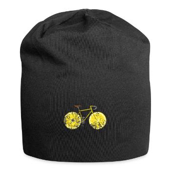 Road Bike Bicycle Fruit Fruit Vintage Retro Grunge - Jersey Beanie - black - Front