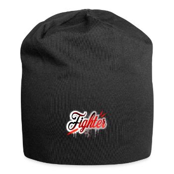 Fighter - Jersey-Beanie - Schwarz - Vorne