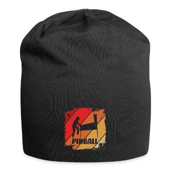 Pinball player at pinball Retro - Jersey Beanie - black - Front
