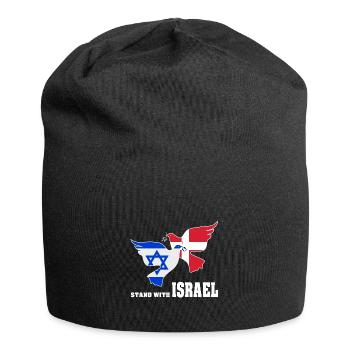 Danemark Israël Colombes de la Paix - Bonnet en jersey - noir - Devant