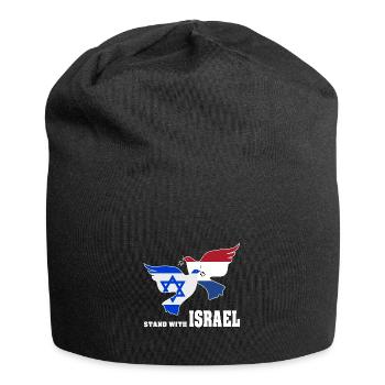 Pays-Bas Israël Colombes de la Paix - Bonnet en jersey - noir - Devant