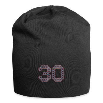 30. 30 YEARS. 30th ANNIVERSARY. 30 YEARS ANNIVERSARY. - Jersey Beanie - black - Front