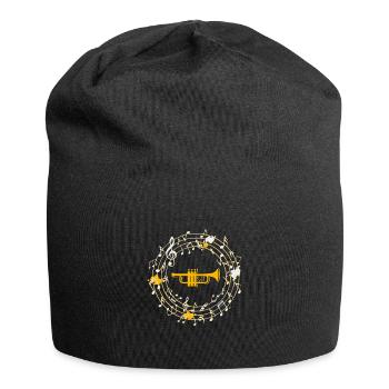 Trompete - Jersey-Beanie - Schwarz - Vorne