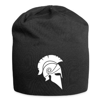 spartaner helm symbol - Jersey-Beanie - Schwarz - Vorne