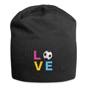 LOVE Soccer Frauenfussball Fussball - Jersey-Beanie - Schwarz - Vorne