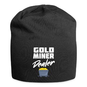 Mine d’or minière - Bonnet en jersey - noir - Devant