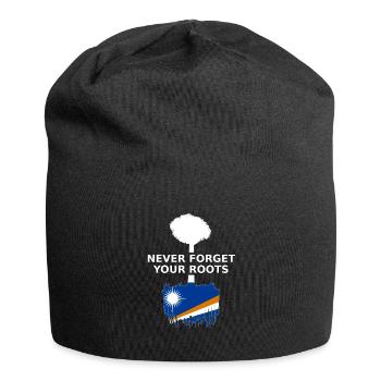 Marshallinseln Roots Marshall Islands - Jersey-Beanie - Schwarz - Vorne