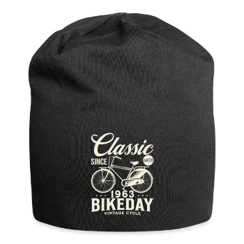Fan De Vélo 1963 60 Ans Anniversaire Cycliste - Bonnet en jersey - noir - Devant