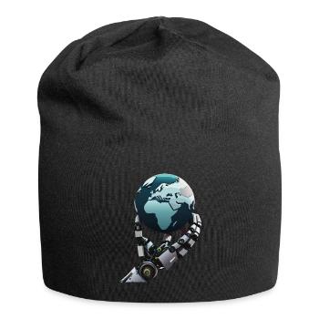 Robot assumes global role - Jersey Beanie - black - Front
