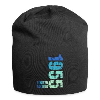 70. Geburtstag Jahrgang 1955 - Jersey-Beanie - Schwarz - Vorne