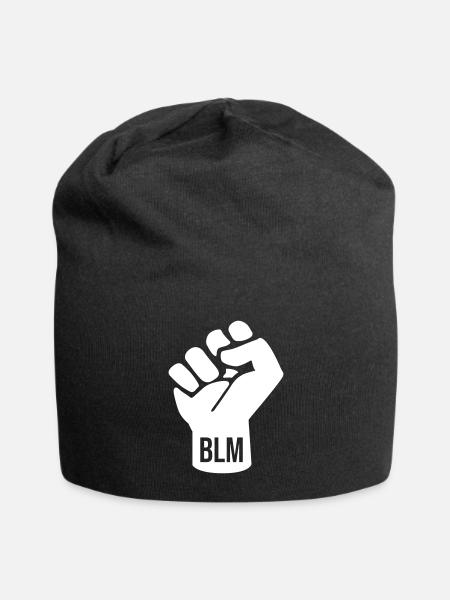 Black Lives Matter Fist - Jersey-Beanie - Schwarz