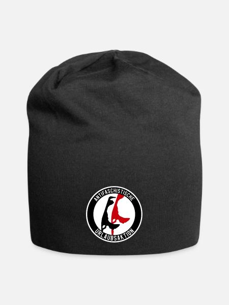 Antifaschistische Urlaubsaktion auf Sylt - Jersey-Beanie - Schwarz