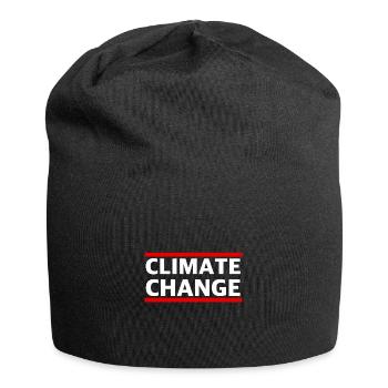 Climate change | Global warming, environmental protection, nature - Jersey Beanie - black - Front
